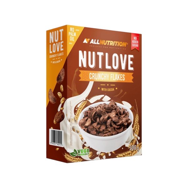 Crunchy Flakes With Cocoa Nutlove Allnutrition 300g Crunchy Flakes With Cocoa Nutlove Allnutrition 300g