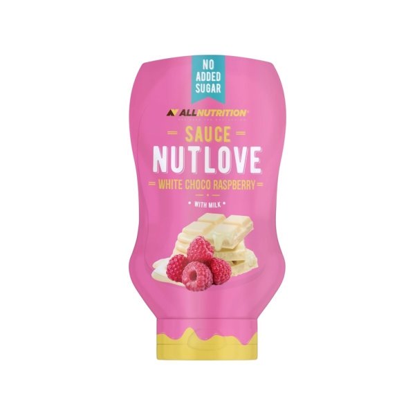 White Choco Raspberry Nutlove Allnutrition Sauce 280g