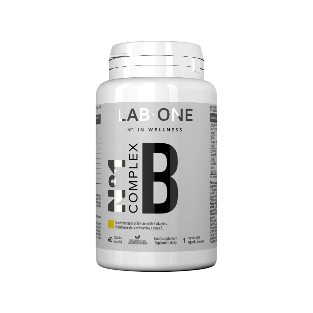 B Complex Lab One Wellness 60 Veg Caps B Complex Lab One Wellness 60 Veg Caps