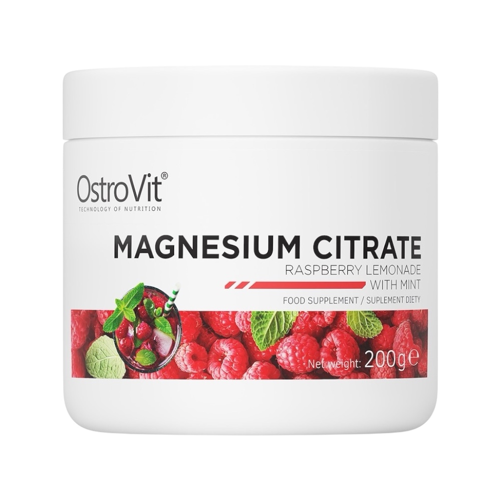 Magnesium Citrate Powder Ostrovit Raspberry Lemonade Mint 200g Magnesium Citrate Powder Ostrovit Raspberry Lemonade Mint 200g