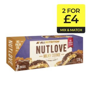 Milky Cookie Caramel Peanut Nutlove Cookie Allnutrition 2for4 128g