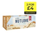 White Cookie Caramel Peanut Coconut Nutlove Cookie Allnutrition 2 For4 128g