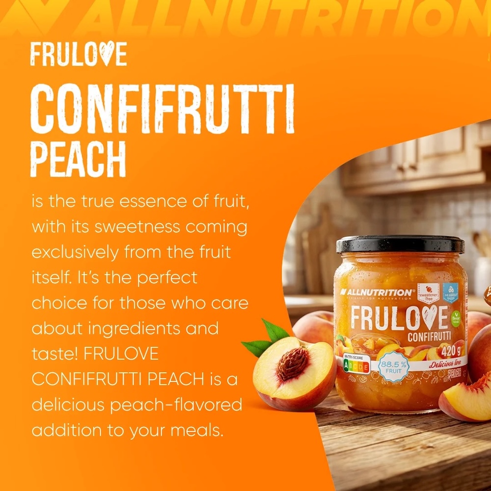 Peach Frulove Confifrutti Allnutrition Info 420g