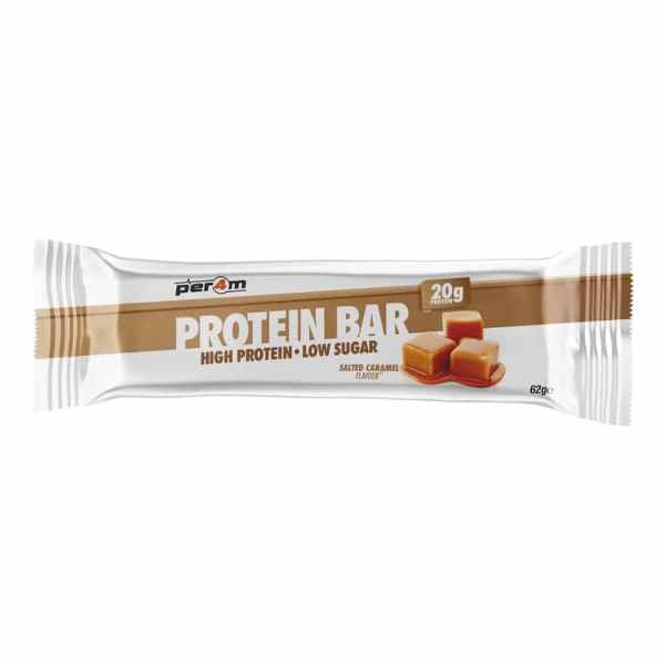 Salted Caramel Protein Bar Per4m 62g