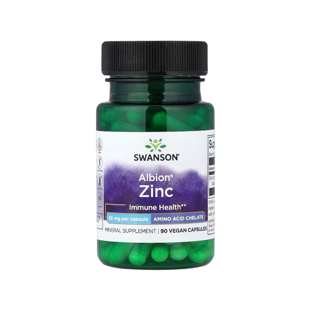 Zinc Swanson 30mg 90 Veg Caps Zinc Swanson 30mg 90 Veg Caps