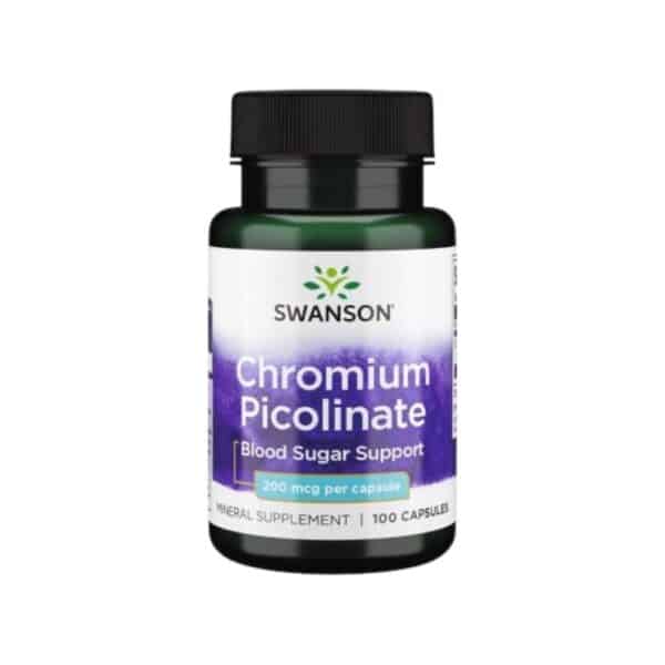 Chromium Picolinate Swanson 200mcg 100 Caps