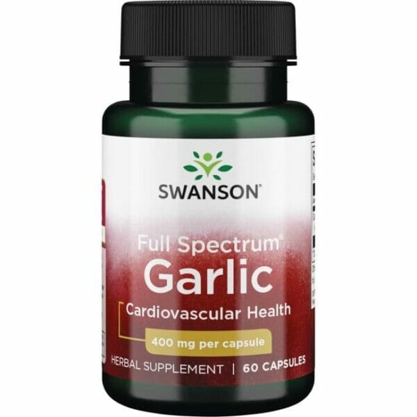 Swanson Garlic 400mg 60 Capsules.jpeg