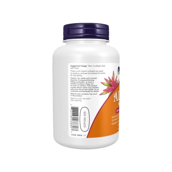 Adam Mens Multivitamin Now Foods Info 90 Softgels