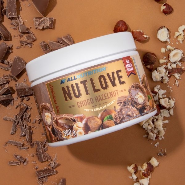 Choco Hazelnut Nutlove Allnutrition Chocolate Spread Info 500g