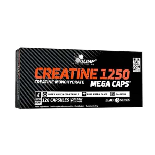 Creatine Monohydrate 1250 Mega Caps Olimp Nutrition 120 Caps Creatine Monohydrate 1250 Mega Caps Olimp Nutrition 120 Caps