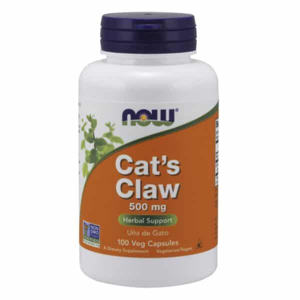 Now Foods Cats Claw 500mg 100 Veg Capsules Fitcookie.jpg