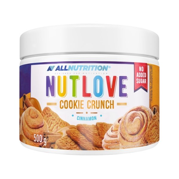 Cookie Crunch Cinnamon Nutlove Allnutrition Chocolate Spread 500g Cookie Crunch Cinnamon Nutlove Allnutrition Chocolate Spread 500g