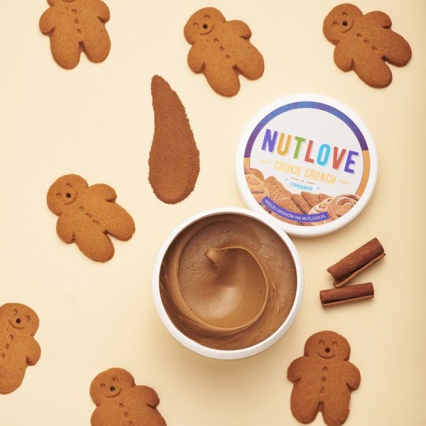 Cookie Crunch Cinnamon Nutlove Allnutrition Chocolate Spread Info 500g