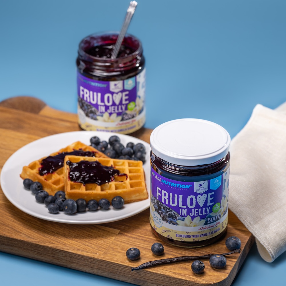 Blueberry Vanilla Frulove In Jelly Jam Allnutrition Picture 500g Blueberry Vanilla Frulove In Jelly Jam Allnutrition Picture 500g