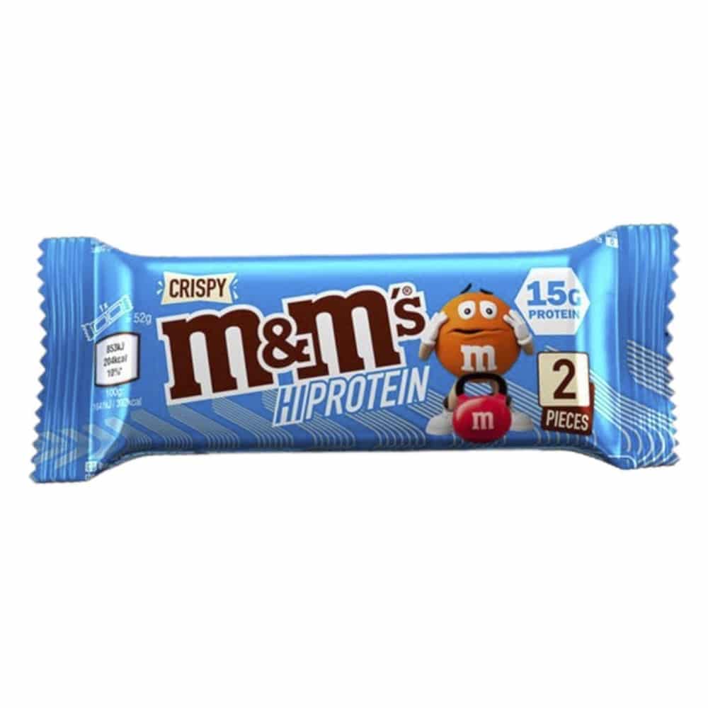 M&M Hi Protein Crispy Bar 52g - Crispy - FitCookie