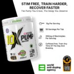 10x Athletic Pump Pre Workout Info 600g