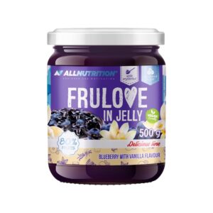 Blueberry Vanilla Frulove In Jelly Jam Allnutrition 500g