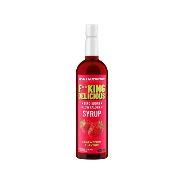 Strawberry Fitking Delicious Syrup Allnutrition 420ml Strawberry Fitking Delicious Syrup Allnutrition 420ml