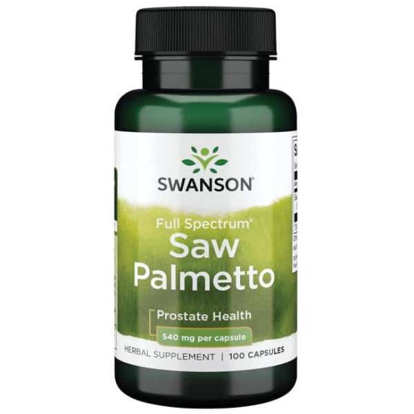 Swanson Saw Palmetto 540mg 100 Capsules.jpeg Swanson Saw Palmetto 540mg 100 Capsules.jpeg