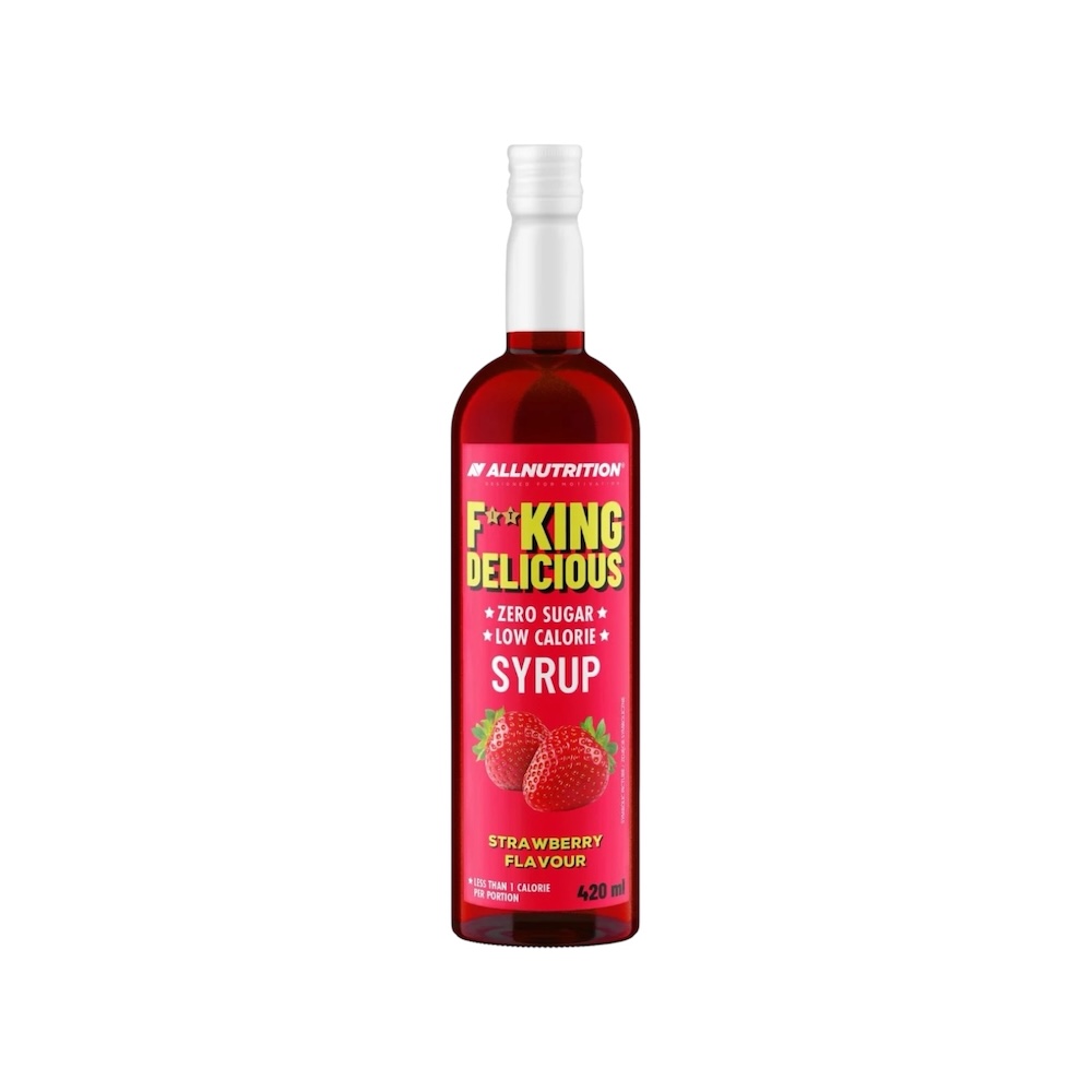 Strawberry Fitking Delicious Syrup Allnutrition 420ml Strawberry Fitking Delicious Syrup Allnutrition 420ml