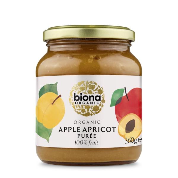 Biona Organic Apple Apricot Puree 360g Fitcookie Uk.jpg Biona Organic Apple Apricot Puree 360g Fitcookie Uk.jpg