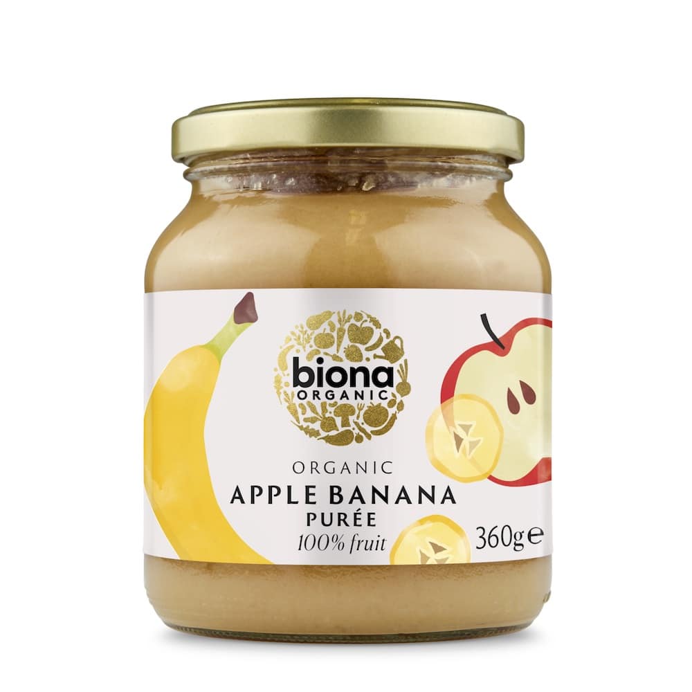 Biona Organic Apple Banana Puree 360g Fitcookie.jpg Biona Organic Apple Banana Puree 360g Fitcookie.jpg