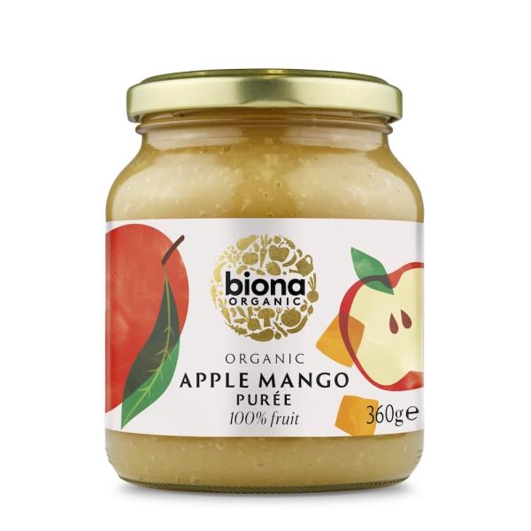 Biona Organic Apple Mango Puree 360g Fitcookie.jpg Biona Organic Apple Mango Puree 360g Fitcookie.jpg