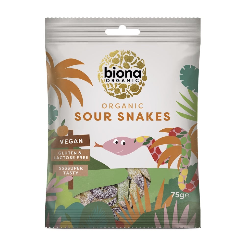 Biona Organic Sour Snakes 75g Vegan Gluten Free Lactose Free Fitcookie.jpg Biona Organic Sour Snakes 75g Vegan Gluten Free Lactose Free Fitcookie.jpg