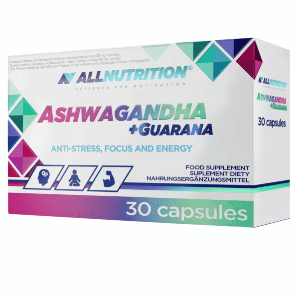 Allnutrition Ashwagandha Guarana 30 Capsules Fitcookie.png