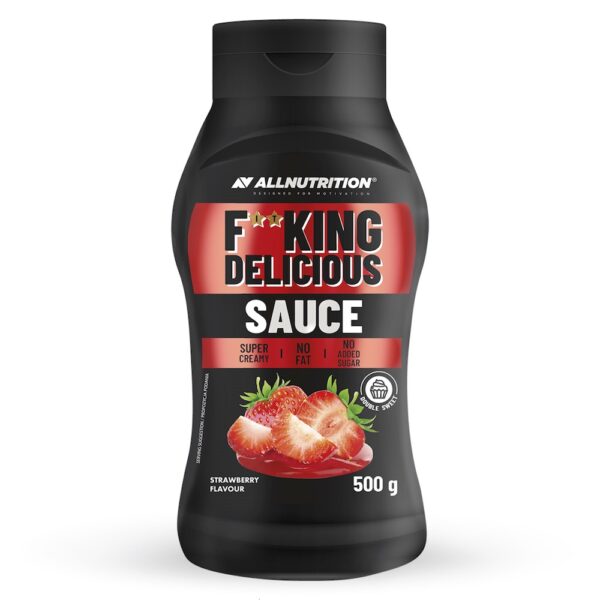 Allnutrition Fitking Delicious Sauce 500g Strawberry 1.jpg