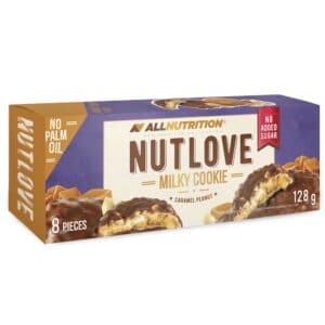 Allnutrition Nutlove Milky Cookie Caramel Peanut 128g Fitcookie Uk.jpg