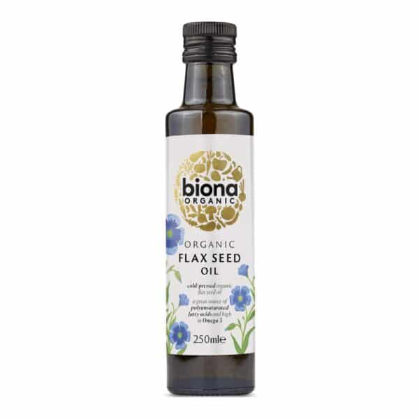 Biona Organic Flax Seed Oil 250ml Fitcookie.jpg