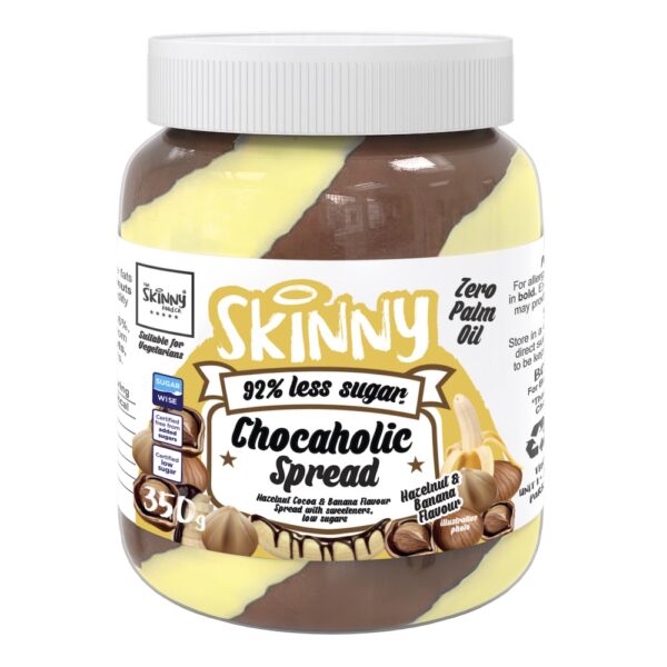 Skinny Food Chocaholic Spread 350g Hazelnut Banana Fitcookie.jpg