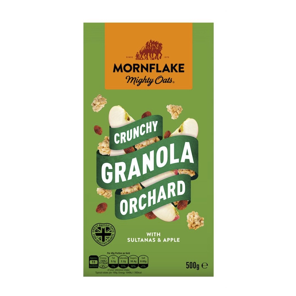Crunchy Granola Orchard 500g Mornflake Crunchy Granola Orchard 500g Mornflake