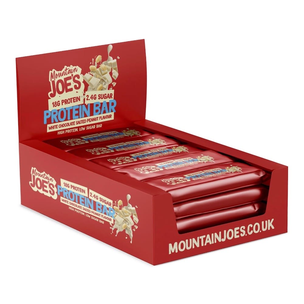 Mountain Joe Protein Bars White Chocolate Salted Peanut