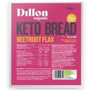 Dillon Organic Keto Bread 250g Beetroot Flax Fitcookie Uk.jpg