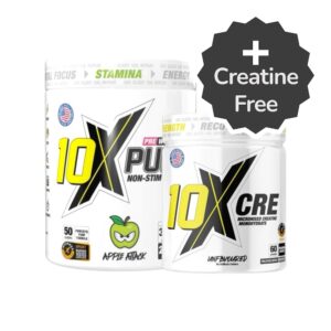 10x Athletic Extreme Pump Non Stim Pre Workout Creatine Free Sale