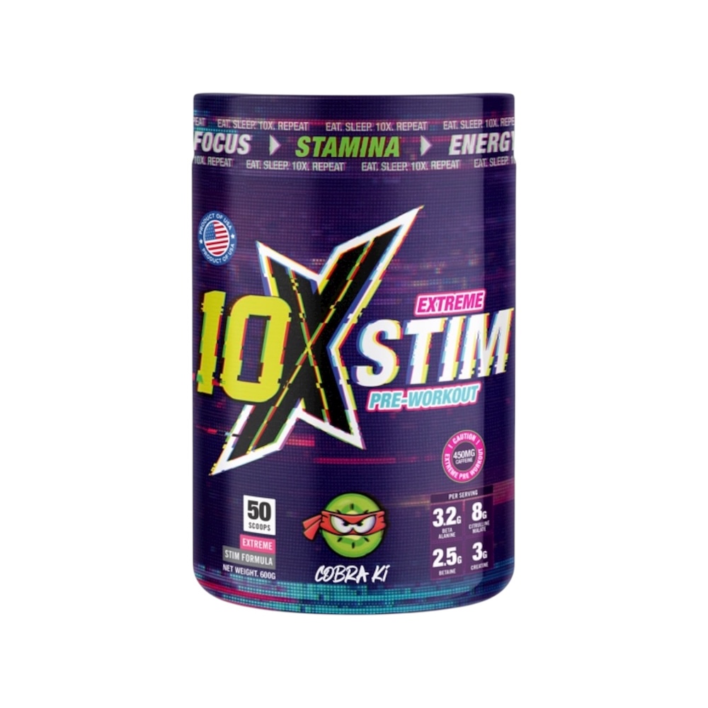 Cobra Ki 10xathletic 10x Extreme Stim Preworkout 600g Cobra Ki 10xathletic 10x Extreme Stim Preworkout 600g