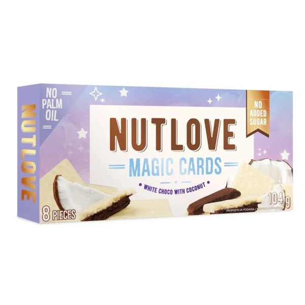 White Choco With Coconut Nutlove Magic Cards 104g