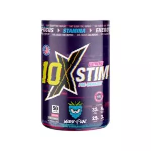 CLUMPY 10X Extreme Stim Pre Workout 600g – 10X Athletic