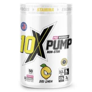 10x Pump Non Stim Pre Workout 600g Loco Limon Fitcookie 1.jpg