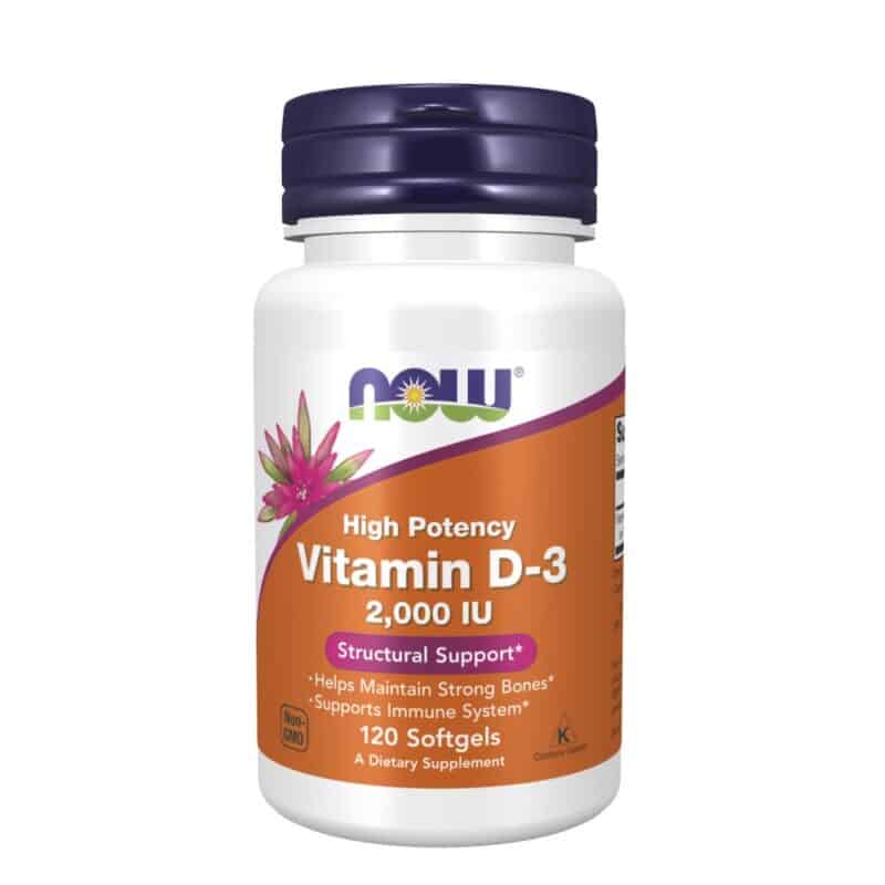 Now Foods High Potency Vitamin D3 2000iu 120 Softgels Fitcookie.jpg