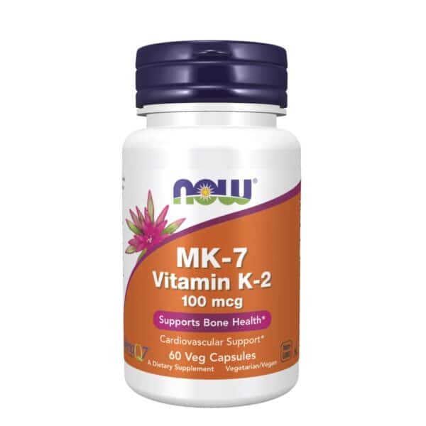 Now Foods Mk 7 Vitamin K 2 100 Mcg 60 Veg Capsules Fitcookie.jpg
