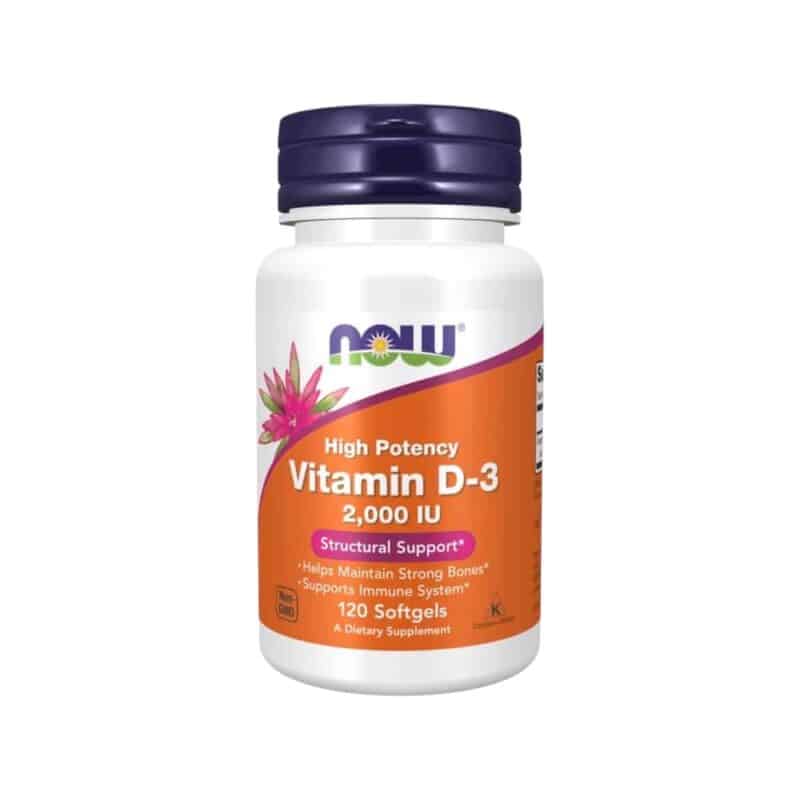 Vitamin D3 Now Foods 120 Softgels