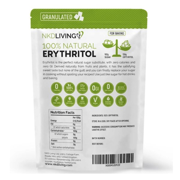 Erythritol 1kg Nkd Living Erythritol 1kg Nkd Living