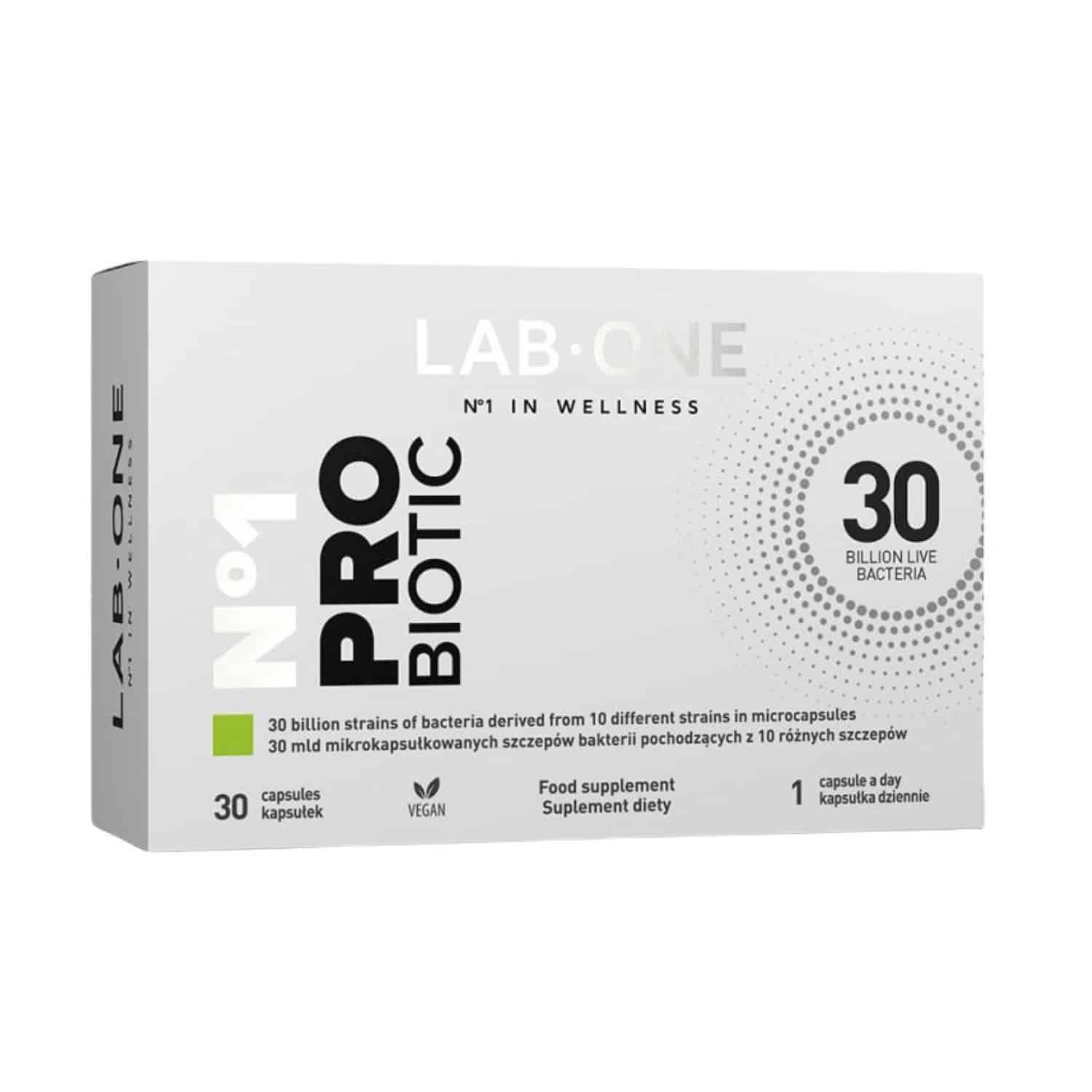Lab One Probiotic 30 Capsules.jpg Lab One Probiotic 30 Capsules.jpg