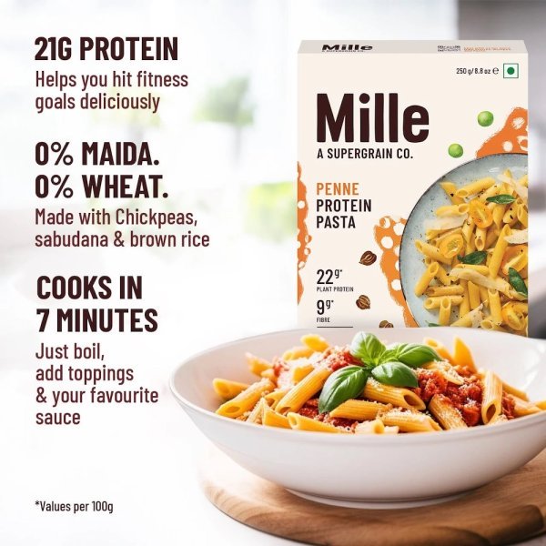 Pene Protein Pasta Mille Info2 250g