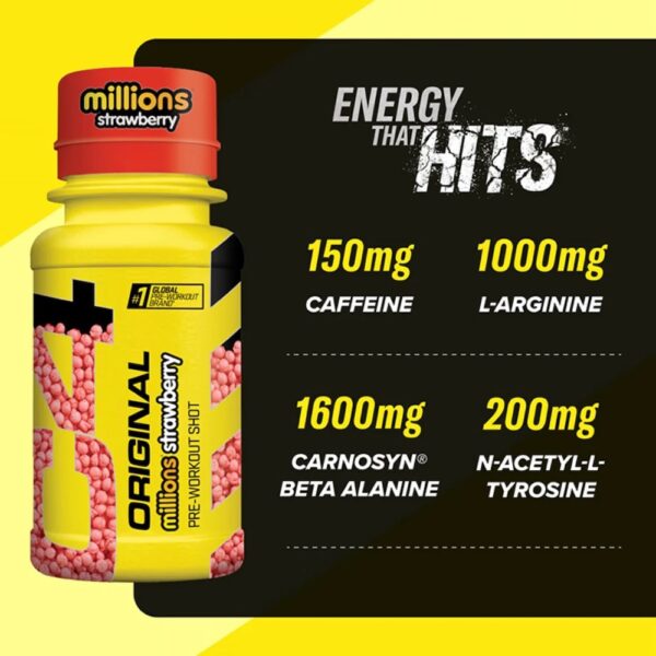C4 Pre Workout Shot Info