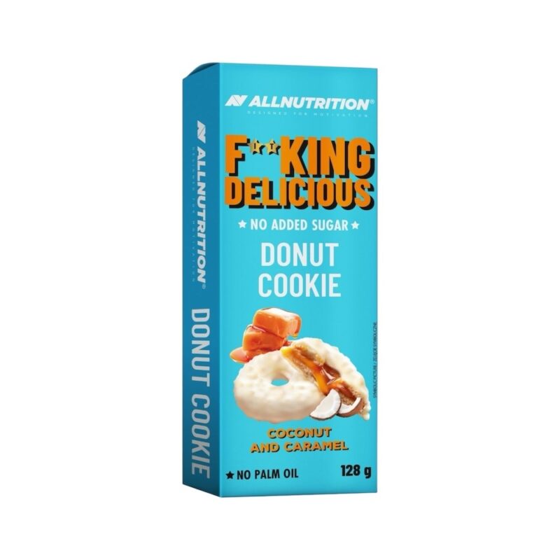 Coconut Caramel Fitking Delicious Donut Cookie 128g