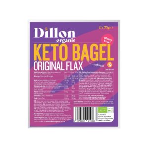 Keto Bagel Original Flax Dillon Organic 2x75g